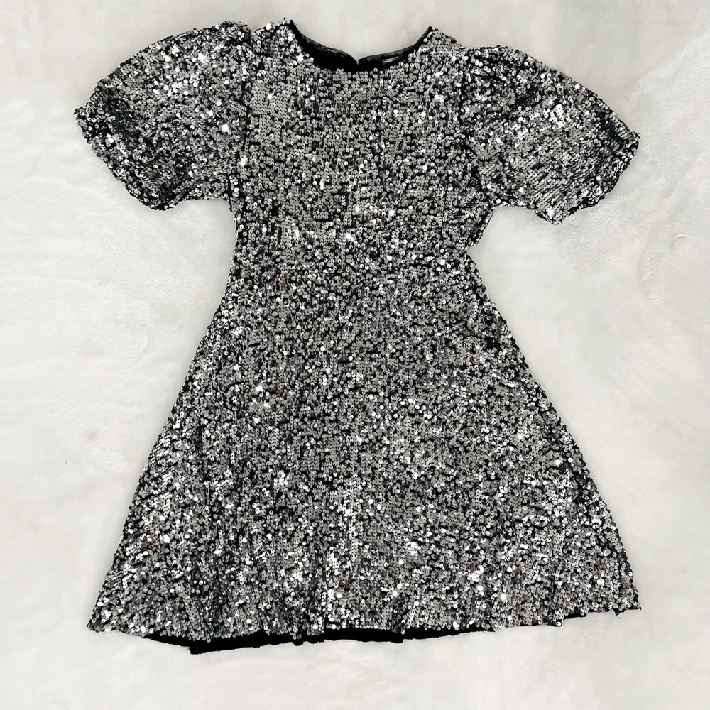 Zara Girls Sequin Dress Size 10